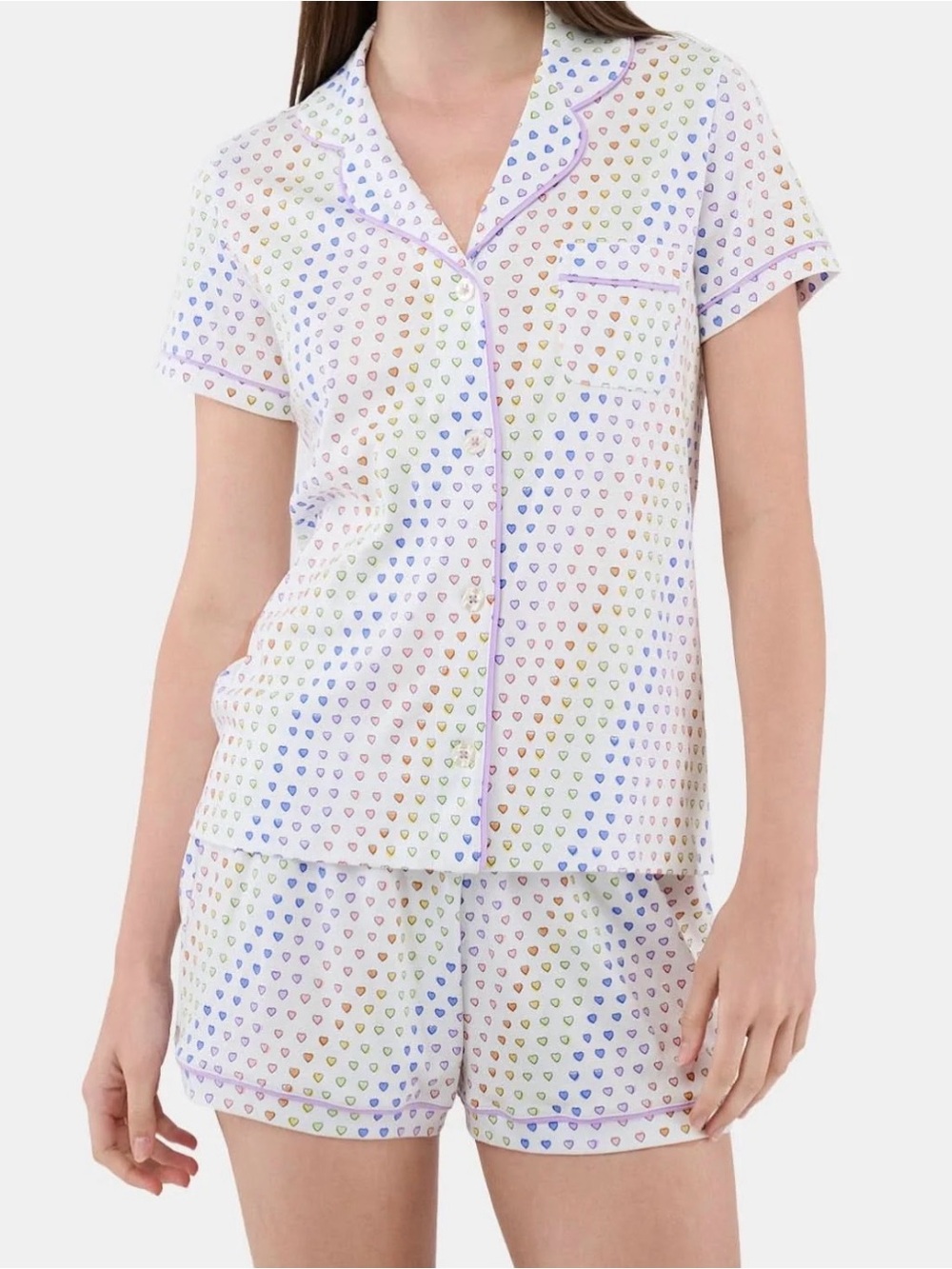 Roller Rabbit Disco Heart Polo Pajamas size S